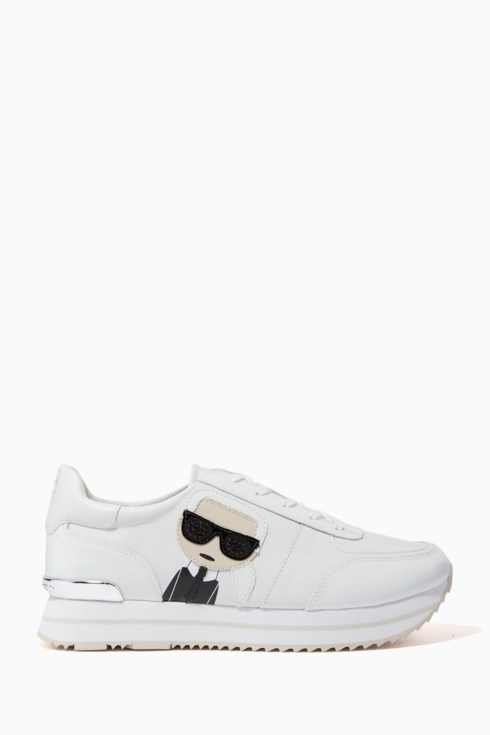 

Velocita II Sneakers in Leather, White