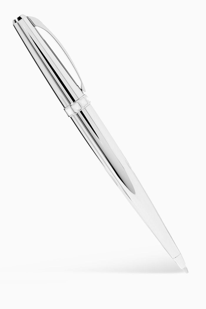 

"Sapphire Crystal" Ballpoint Pen, Silver