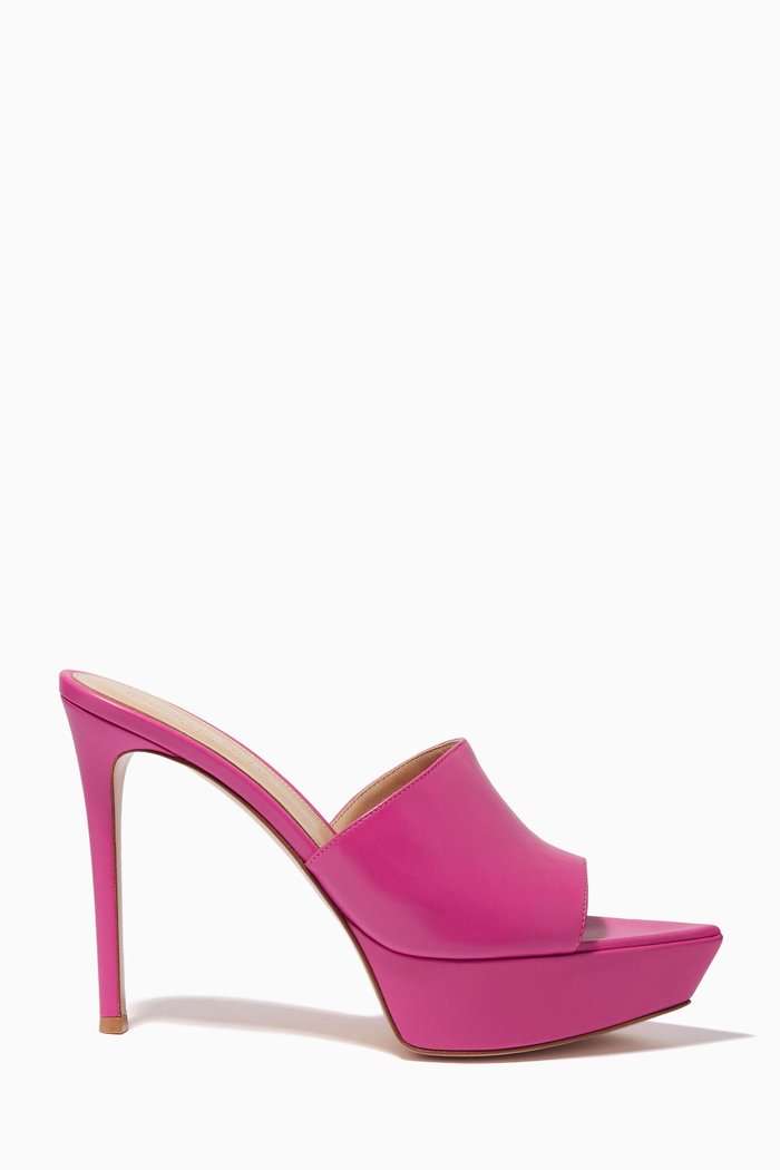 

Betty Heel Sandals in Nappa Leather, Pink