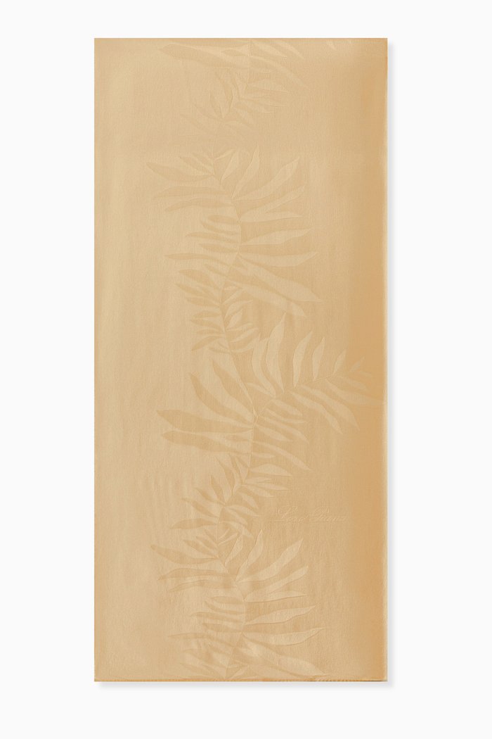 

Water Leaves Stole in Silk, Neutral