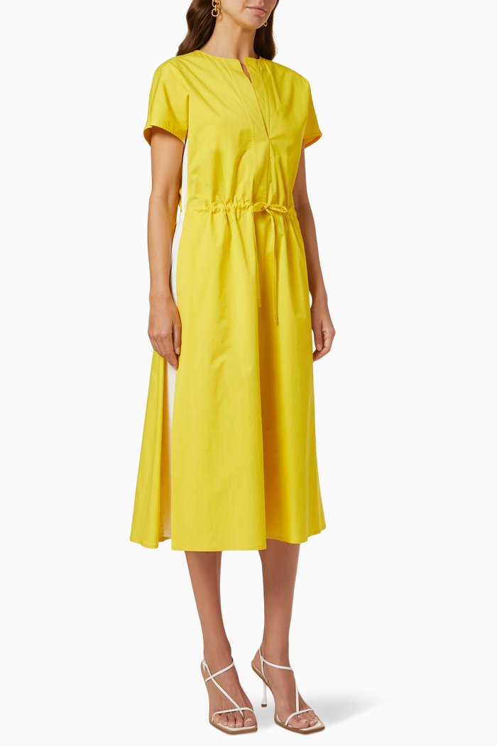 

Alianca Midi Dress in Cotton, Yellow