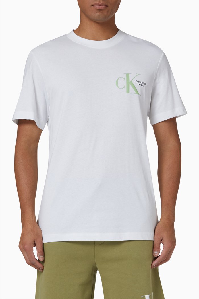 

Monogram T-shirt in Cotton Jersey, White