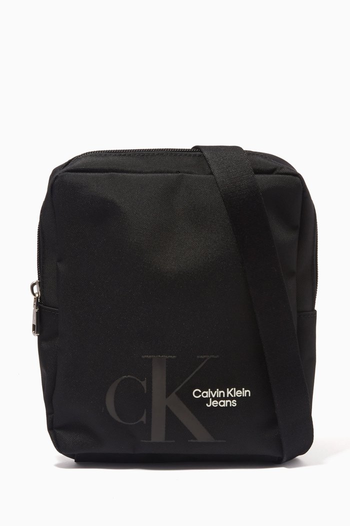 

Reporter Bag in Recycled Canvas, Black