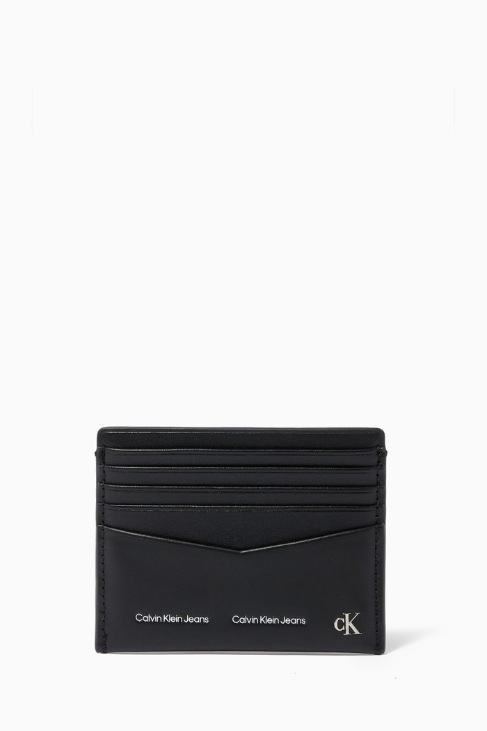 

Card Holder in Leather, Black
