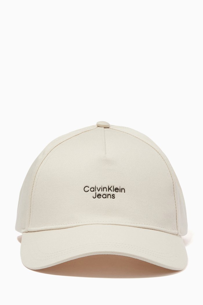 

Logo Cap in Organic Cotton Twill, White