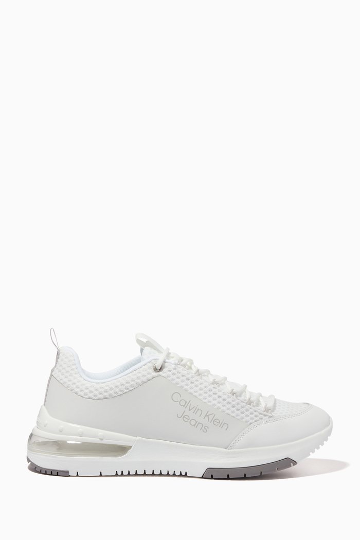 

Recycled Sneakers in Recycled Knit, TPU & Leather, White