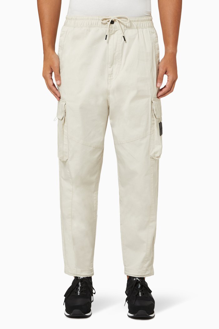 

Cargo Pants in Cotton Twill, Neutral