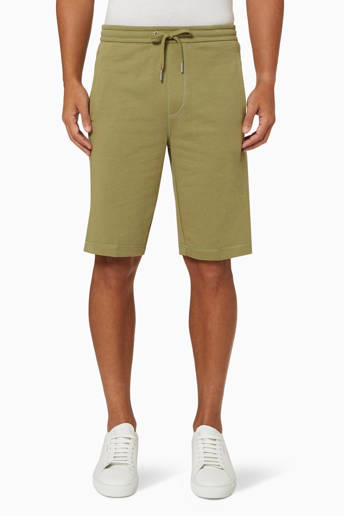 

Logo Shorts in Fleece, Green