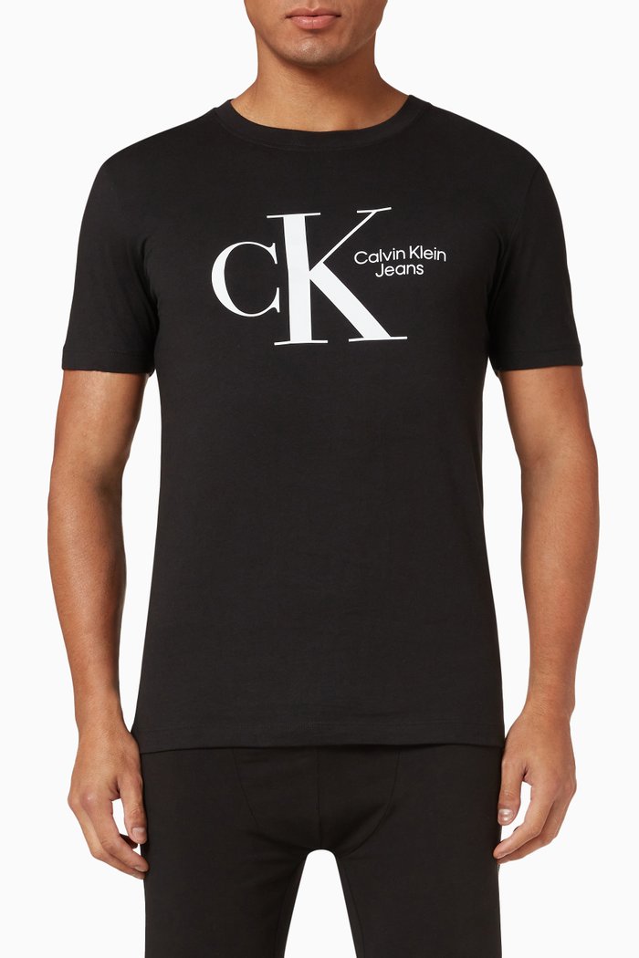

Slim Fit T-shirt in Organic Cotton, Black