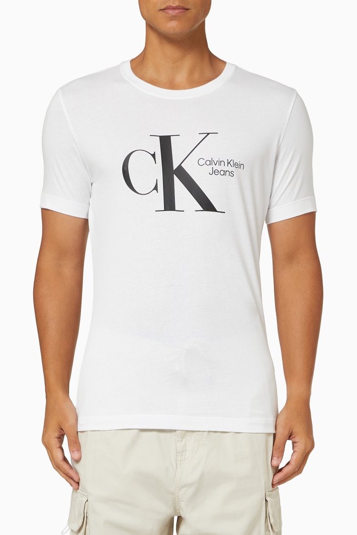 

Slim Fit T-shirt in Organic Cotton, White