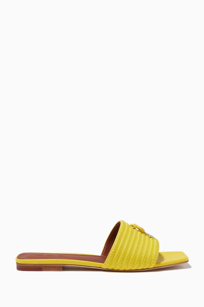 

Sprightly Charms Sandals in Calfskin, Yellow