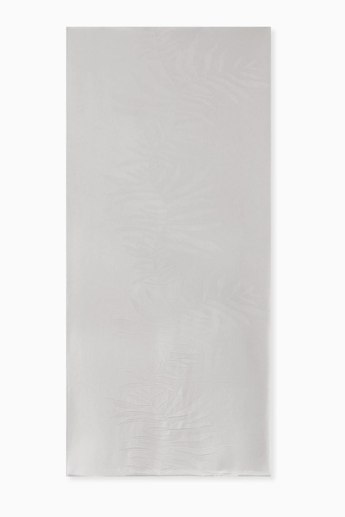 

Water Leaves Stole in Silk, Grey