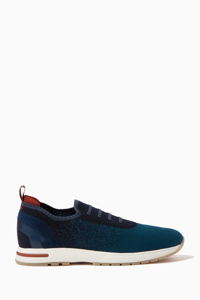 

360 Flexy Slip-on Sneakers in Wish® Wool Knit, Blue
