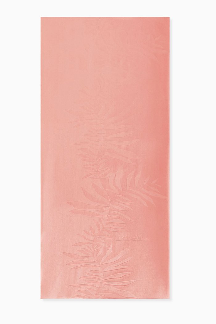 

Water Leaves Stole in Silk, Pink