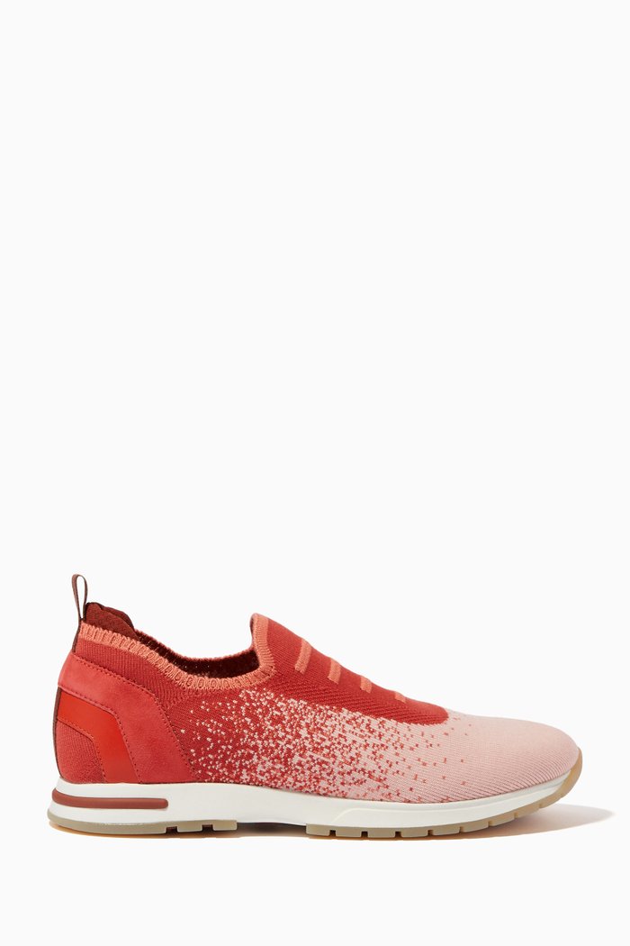 

360 Flexy Slip-on Sneakers in Virgin Wool, Orange