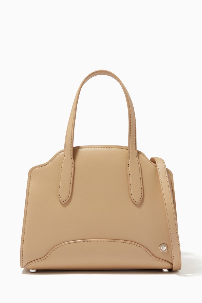 

Sesia Micro Tote Bag in Calfskin, Pink
