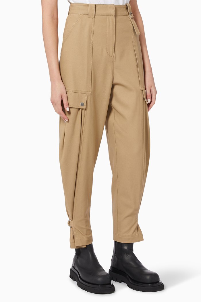 

Utility Cargo Pants in Cotton, Neutral