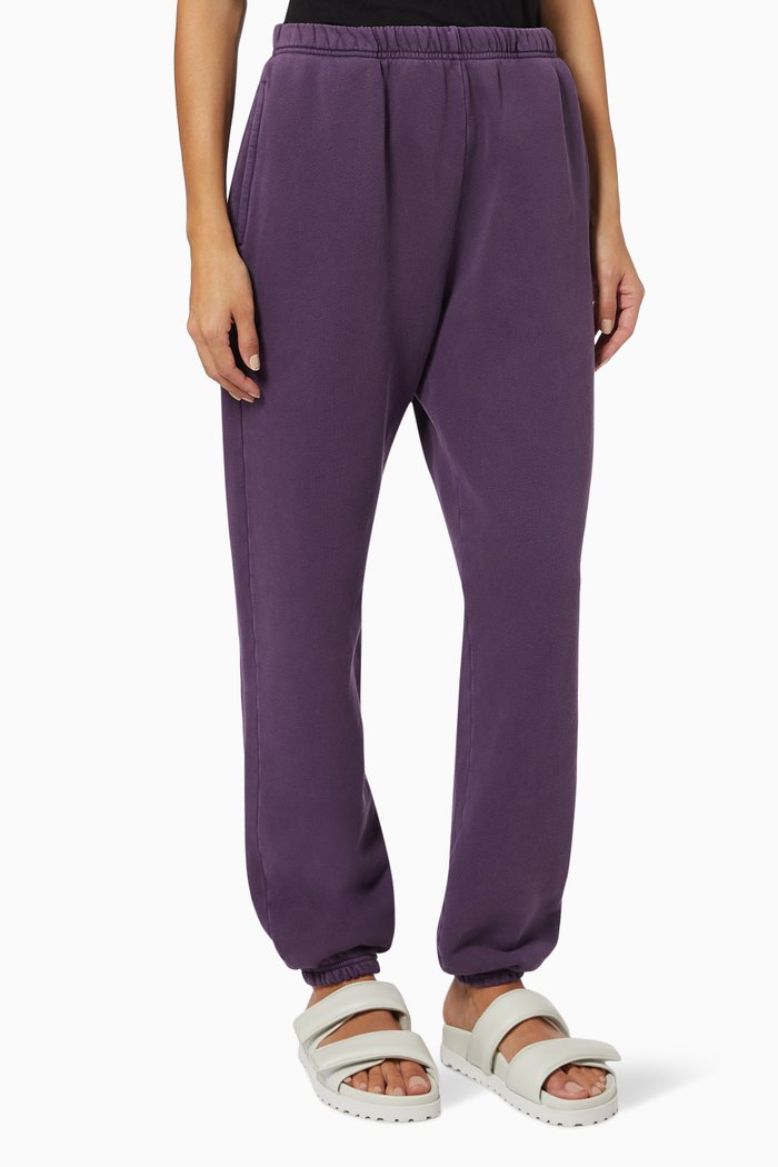 

Classic Sweatpants in Heavyweight Cotton Fleece, Purple
