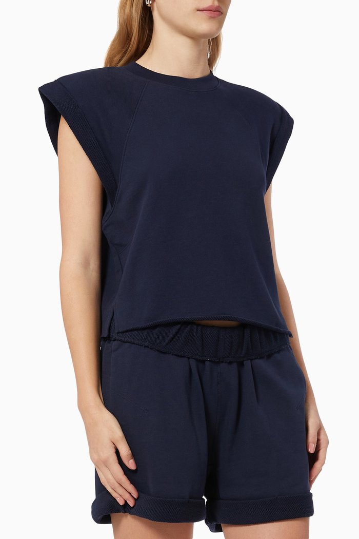 

Rolled Up Sweatshirt, Blue