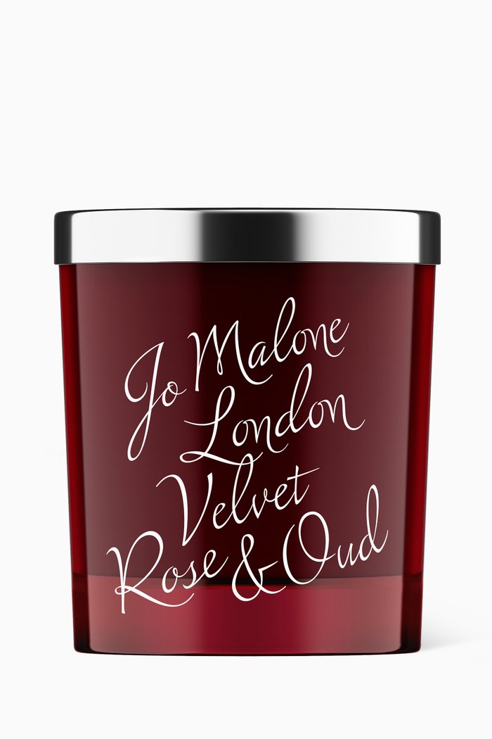 

Limited Edition Velvet Rose & Oud Candle, 200g, Colourless