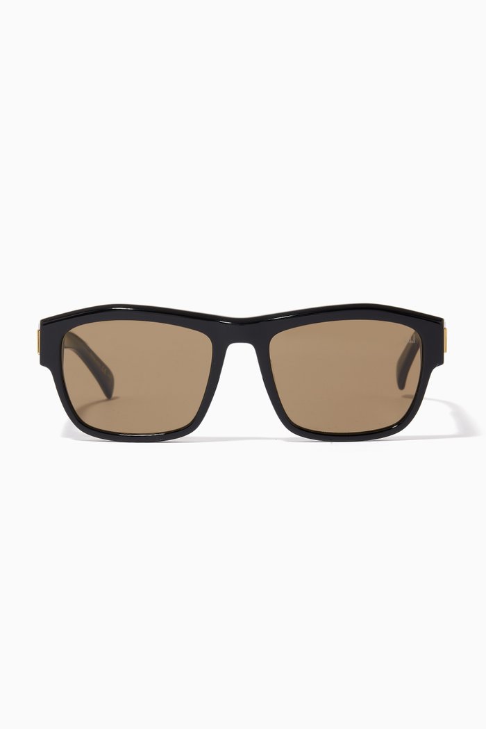 

D-frame Sunglasses in Acetate, Black