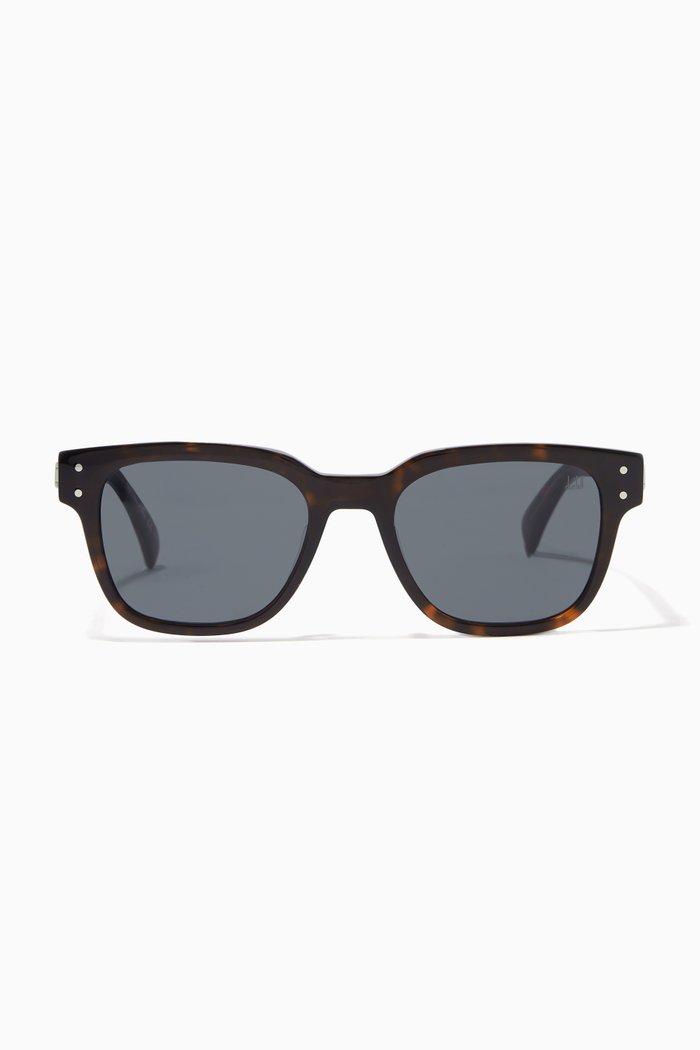 

D-frame Sunglasses in Acetate, Brown