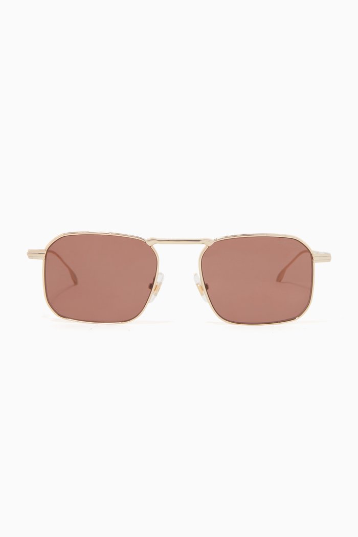 

Square Sunglasses, Gold