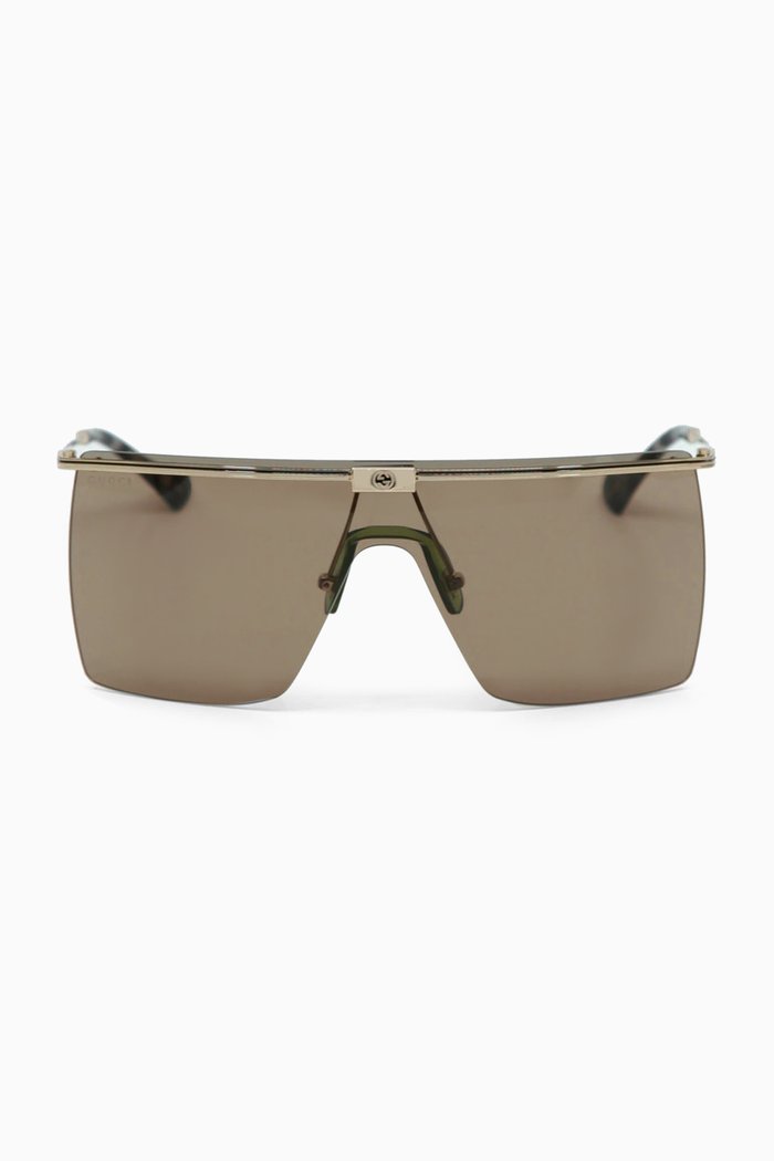 

Navigator Sunglasses in Metal, Gold