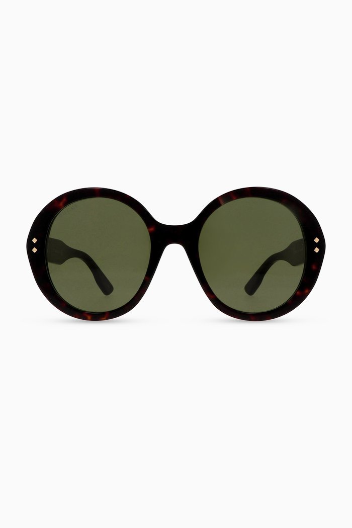

Round Sunglasses in Acetate, Brown