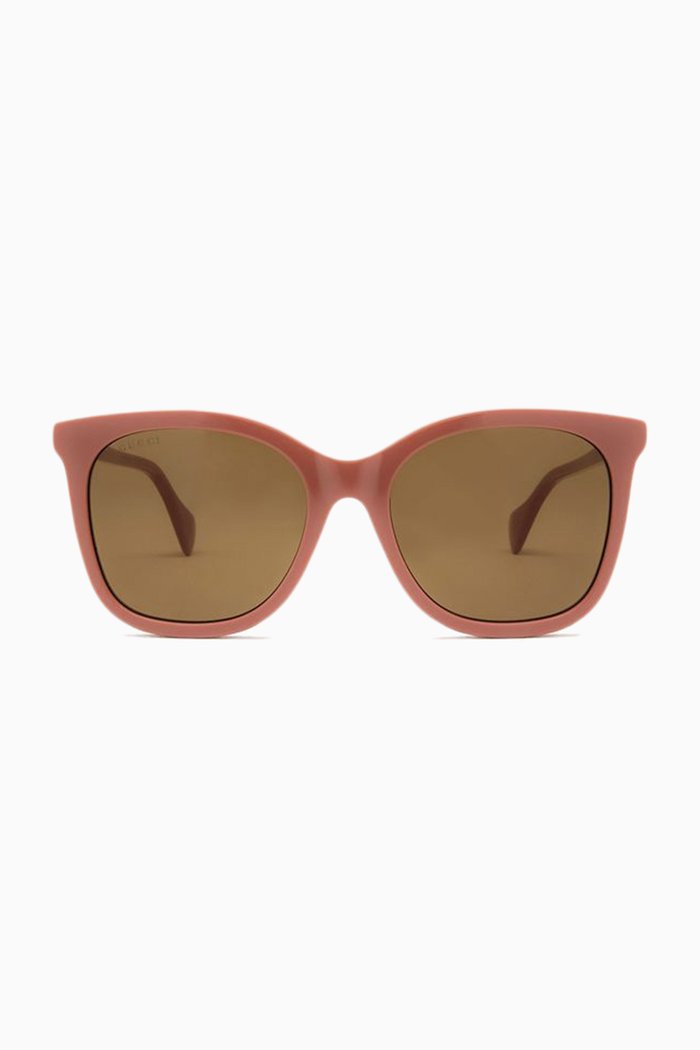 

Cat Eye Frame Sunglasses in Acetate, Pink