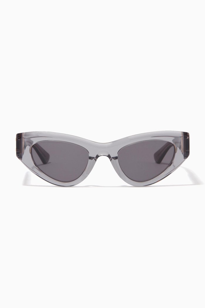 Angle Sunglasses in Acetate, Grey