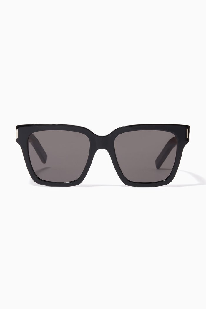 

D-frame Sunglasses in Acetate, Black
