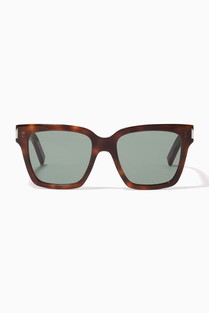 

D-frame Sunglasses in Acetate, Brown