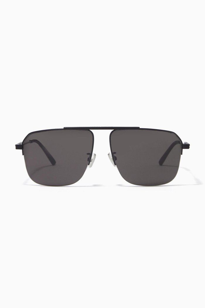 

Pilot Sunglasses in Metal, Black