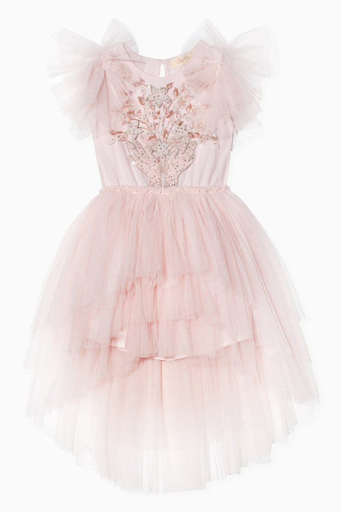 

Palm Reader Tutu Dress in Tulle, Pink