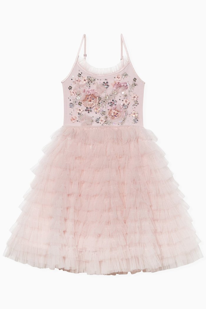 

Bizet Tutu Dress in Tulle, Pink