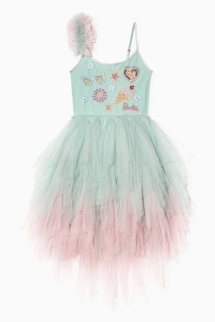 

Barbie Sparkle On Tutu Dress in Tulle, Green