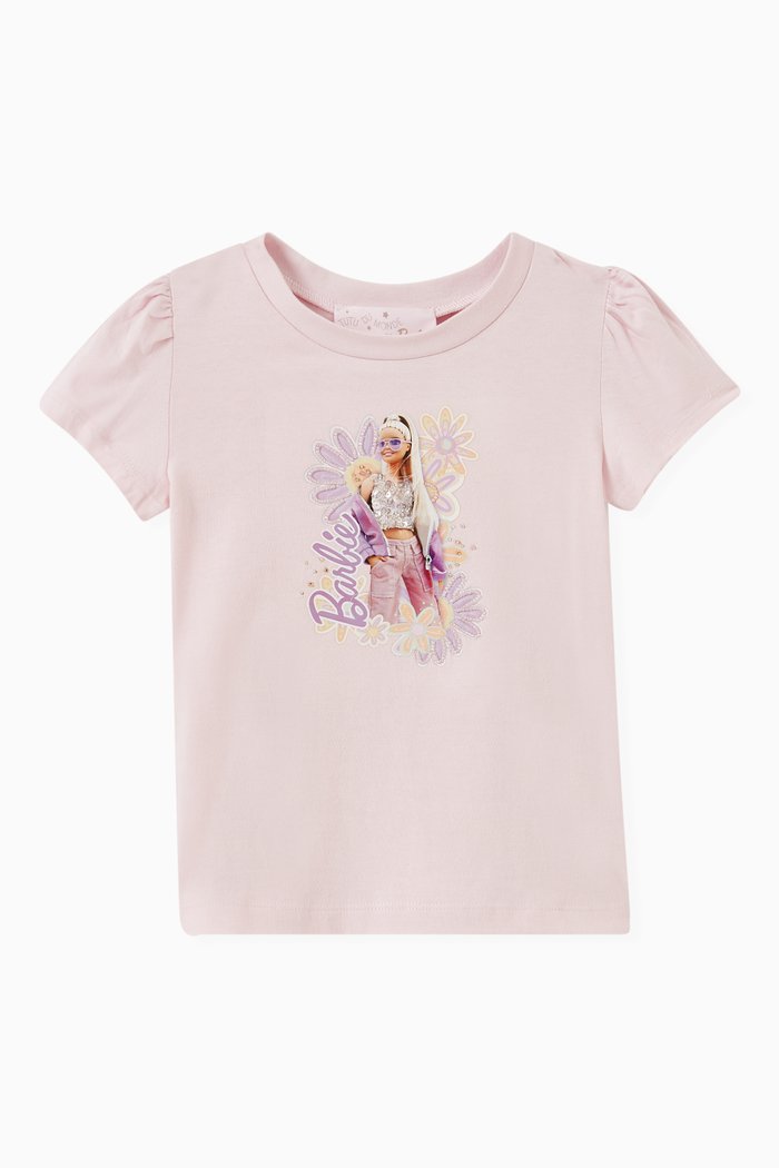 

Barbie Icon Top in Cotton Jersey, Pink