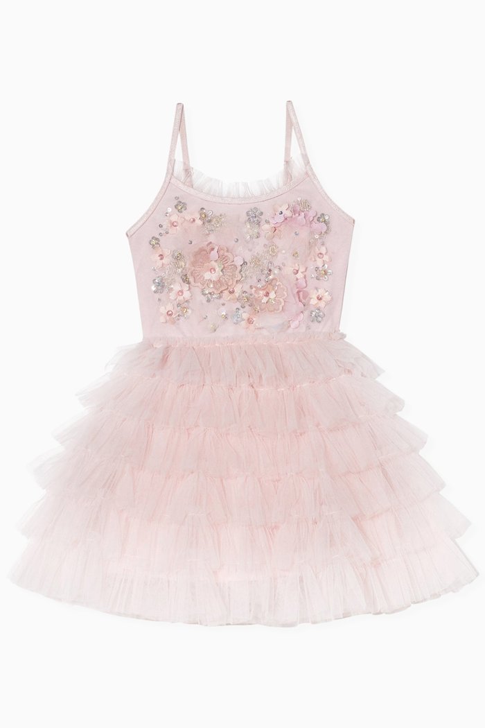 

Bizet Tutu Dress in Tulle, Pink