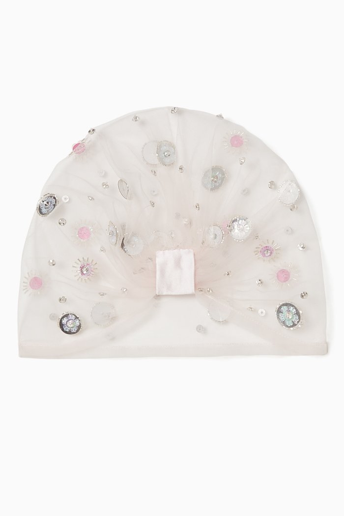 

Diamond Dust Turban, Pink