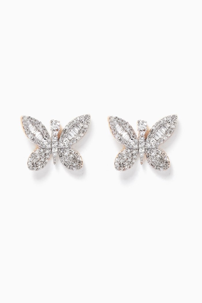 

Butterfly Diamond Earrings, Yellow