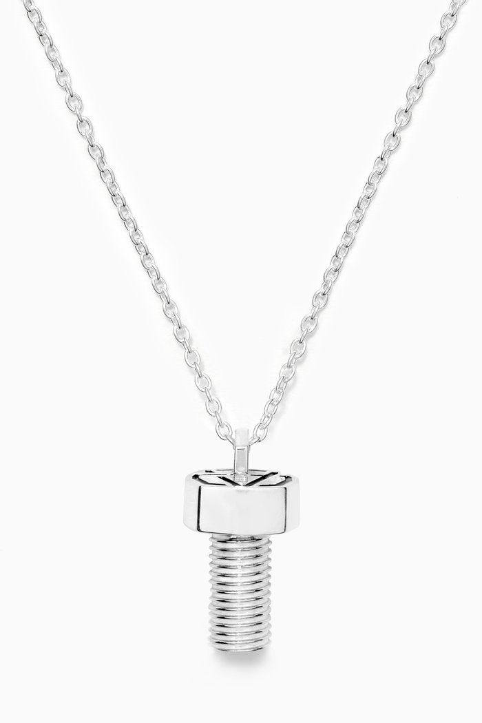 

Bolt Charm Necklace in Sterling Silver