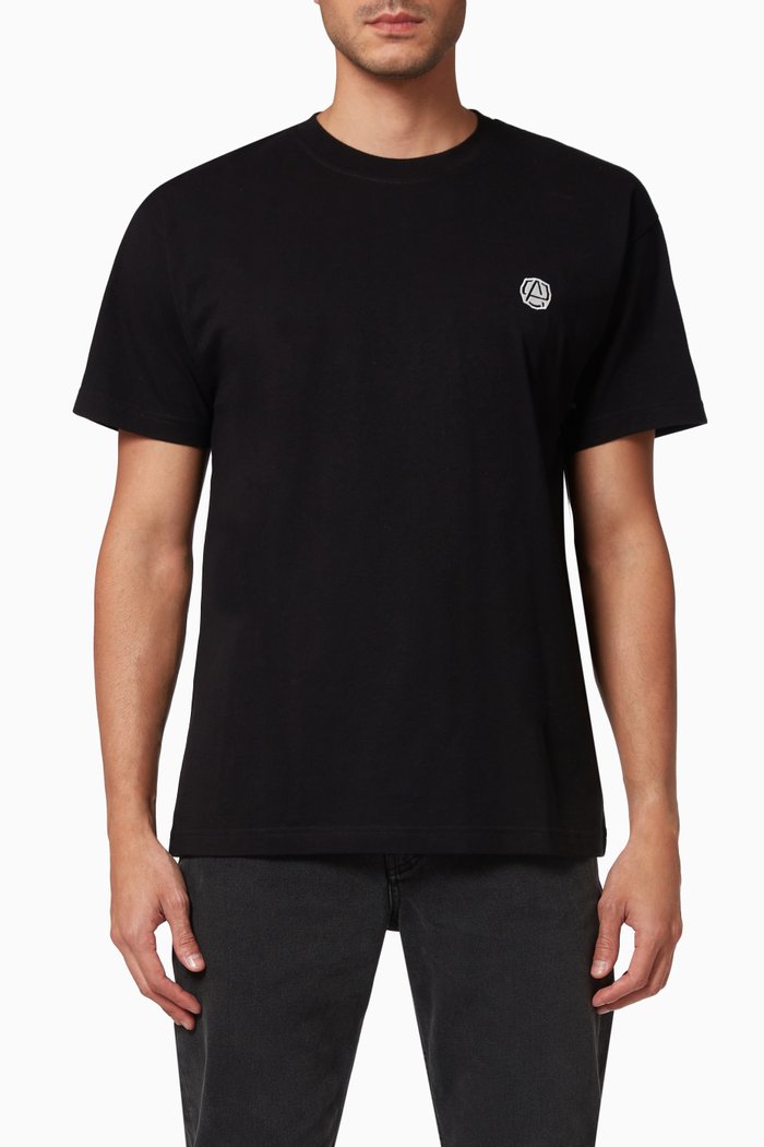 

Amblem T-shirt in Cotton, Black