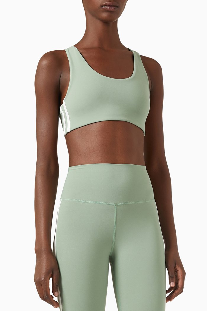 

Ella Airweight Sports Bra in Stretch Nylon, Green
