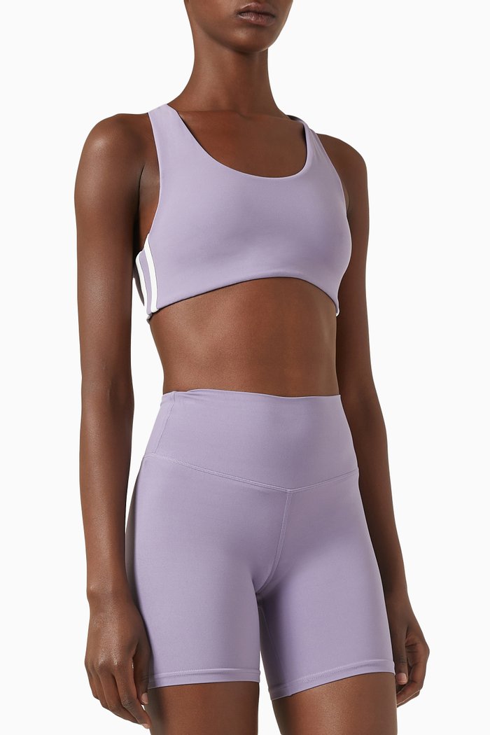 

Ella Airweight Sports Bra in Stretch Nylon, Purple