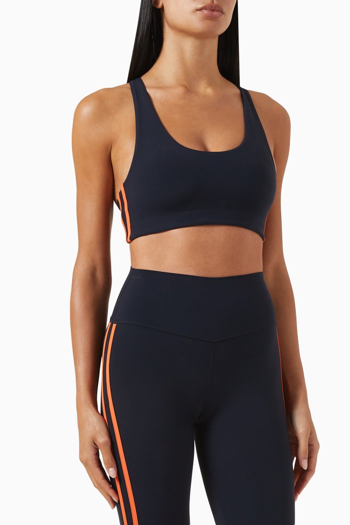 

Ella Airweight Sports Bra in Stretch Nylon, Blue
