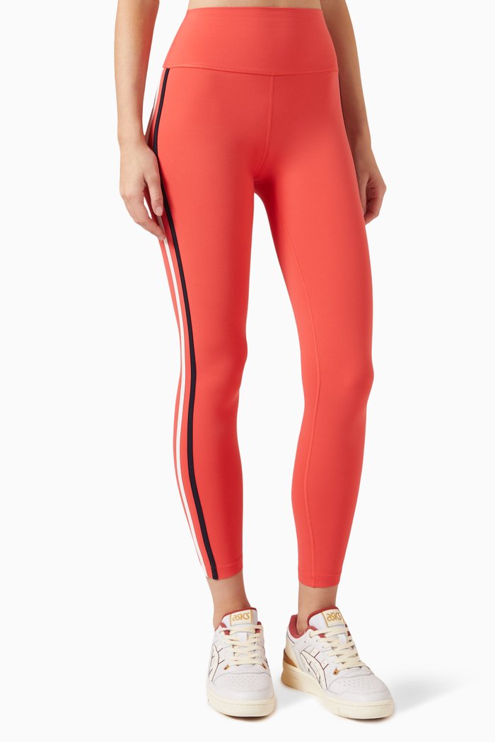 

Ella High-waisted Airweight 7/8 Leggings in Stretch Nylon, Orange