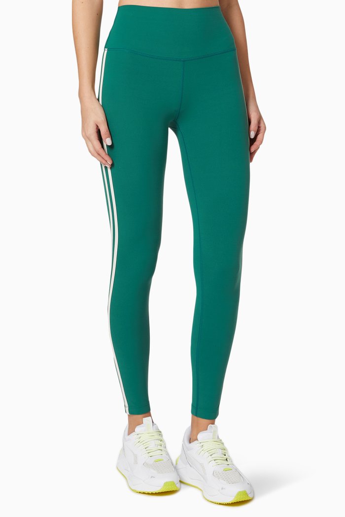 

Ella High-waisted Airweight 7/8 Leggings in Stretch Nylon, Green