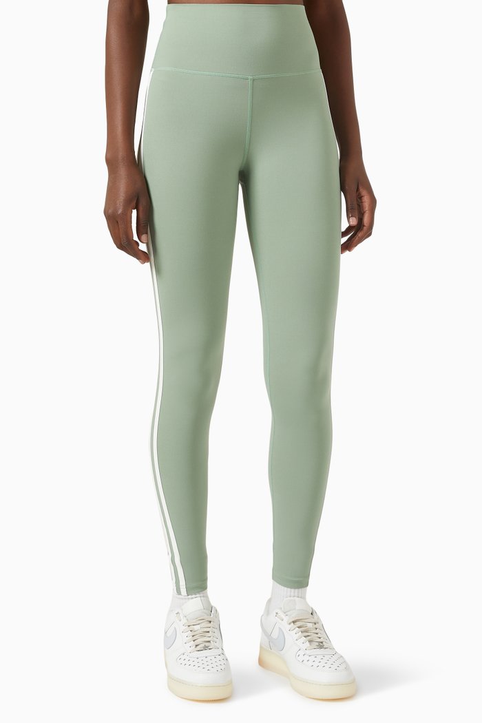

Ella High-waisted Airweight 7/8 Leggings in Stretch Nylon, Green