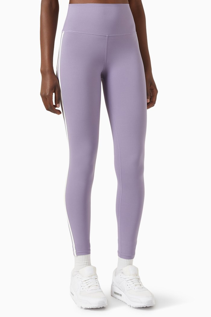 

Ella High-waisted Airweight 7/8 Leggings in Stretch Nylon, Purple